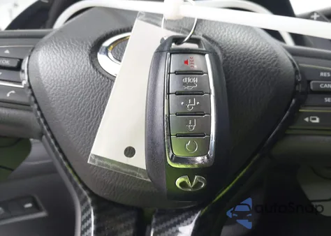 2021 Infiniti Q50 Red Sport 400 Awd from USA, damaged, VIN JN1FV7DR2MM880505